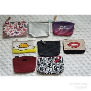 Set of 8 [Ipsy Glam Bags] Makeup bags